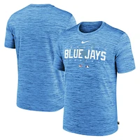 T-shirt d'entraînement Velocity Performance des Blue Jays de Toronto, bleu poudré Nike pour homme