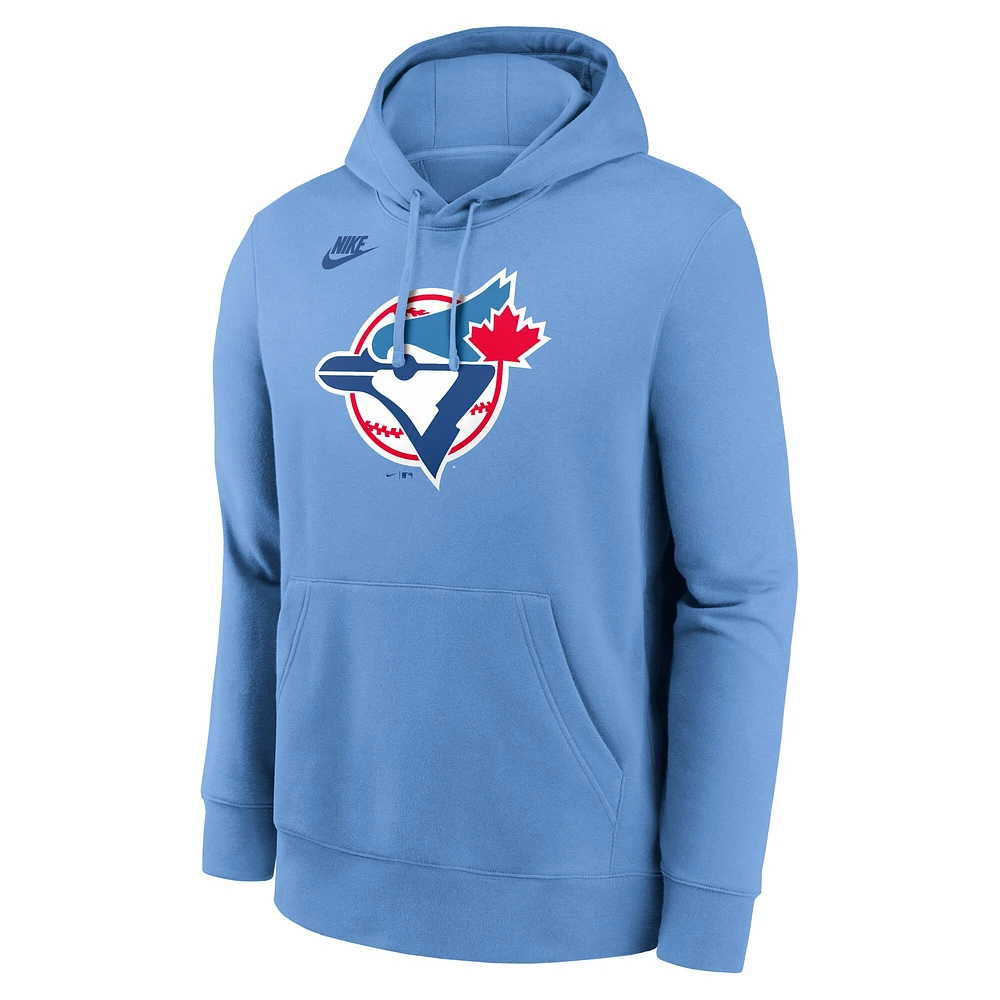 Sweat à capuche Nike bleu poudre Toronto Blue Jays Cooperstown Collection Club pour homme