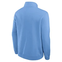 Men's Nike Powder Blue Toronto Jays Cooperstown Collection Fleece Half-Zip Pullover