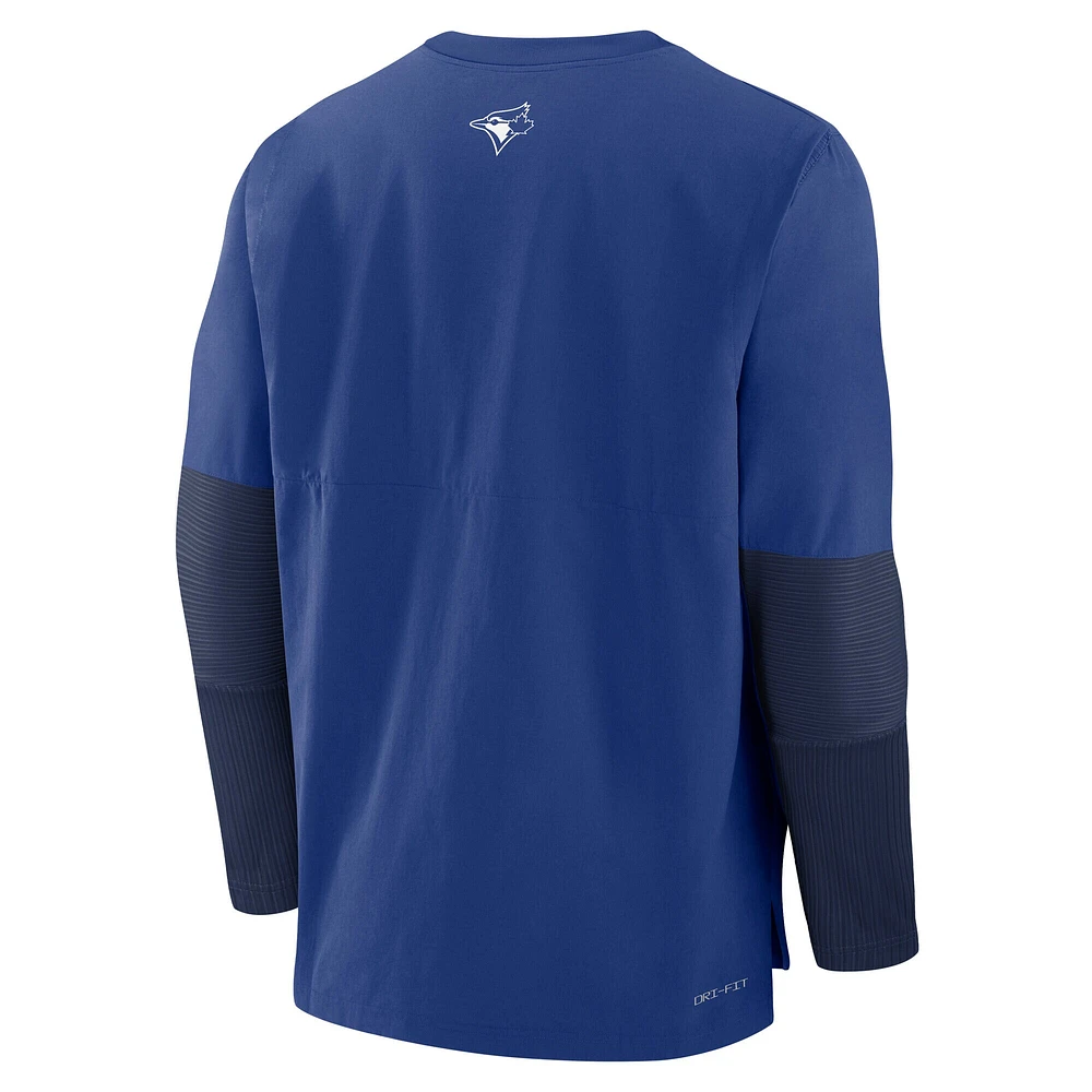 Men's Nike Royal/Navy Toronto Blue Jays Authentic Collection Player Lightweight Performance Long Sleeve Top