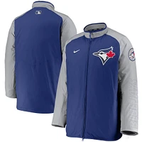 Veste à glissière pleine longueur Nike Royal Toronto Blue Jays Authentic Collection pour homme