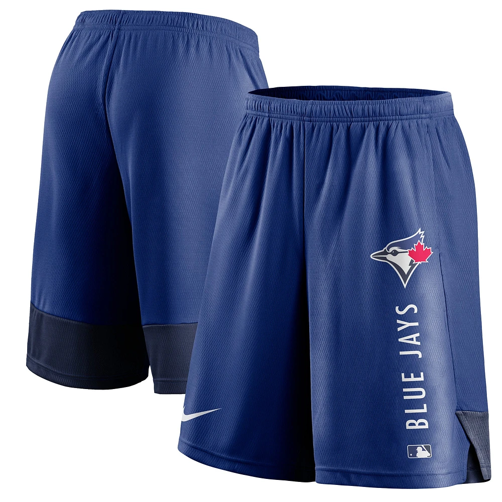 Men's Nike Royal Toronto Blue Jays Authentic Collection Training Performance Shorts