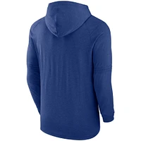 Men's Nike Royal Toronto Blue Jays Authentic Collection Tri-Blend Performance Pullover Hoodie