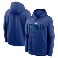 Men's Nike Royal Toronto Blue Jays Club Slack Pullover Hoodie