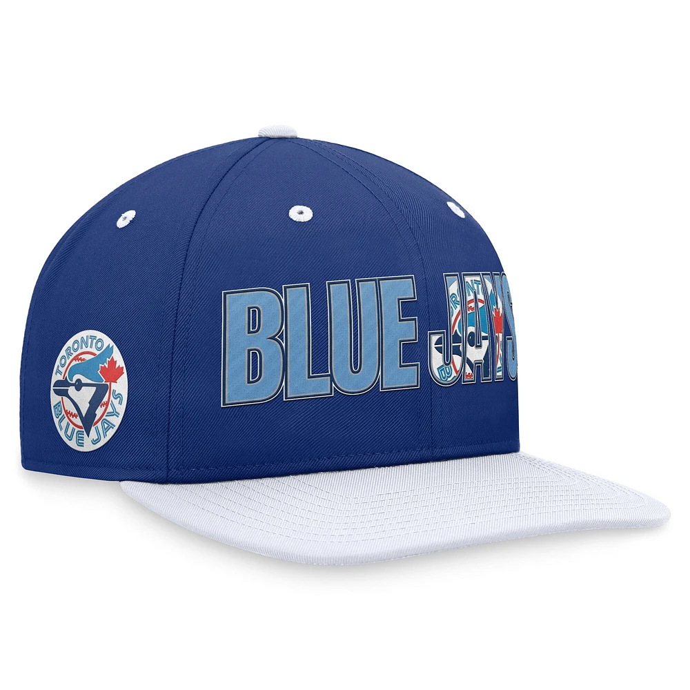 Casquette Nike Royal Toronto Blue Jays Cooperstown Collection Pro Snapback pour homme