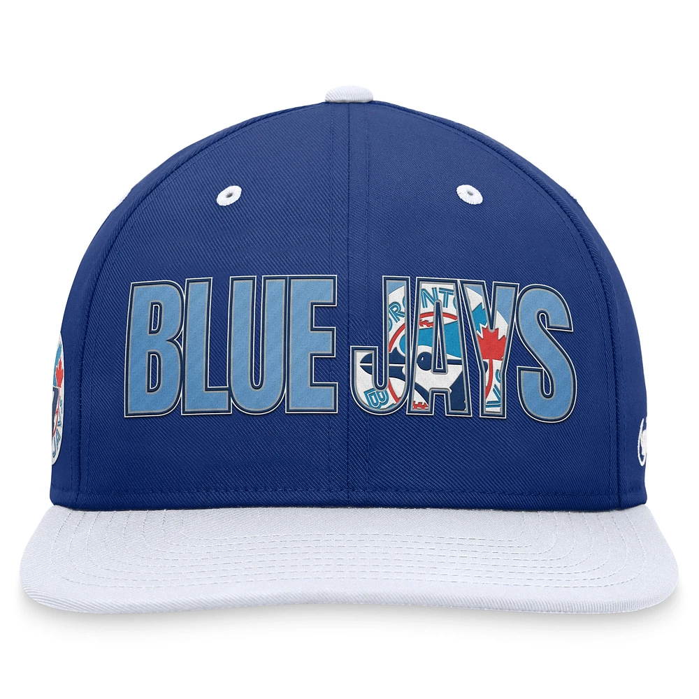 Casquette Nike Royal Toronto Blue Jays Cooperstown Collection Pro Snapback pour homme