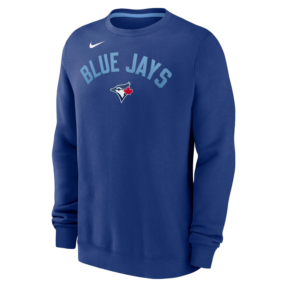 Men's Nike Royal Toronto Blue Jays Primetime Pullover Sweatshirt