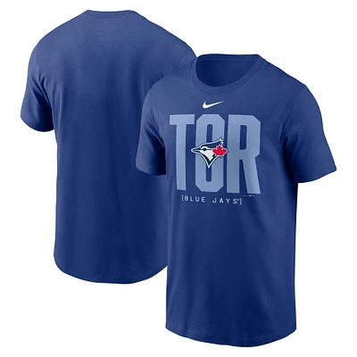 T-shirt de tableau bord Nike Royal Toronto Blue Jays pour hommes