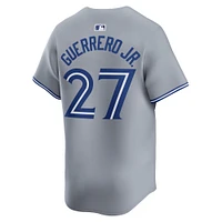 Men's Nike Vladimir Guerrero Jr. Gray Toronto Blue Jays Road Limited Player Jersey