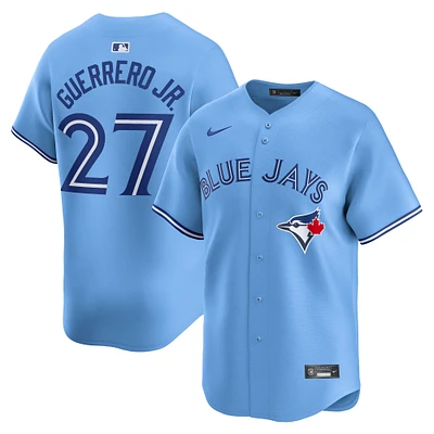 Maillot Nike Vladimir Guerrero Jr. pour homme, bleu clair, joueur alternatif limité des Blue Jays de Toronto