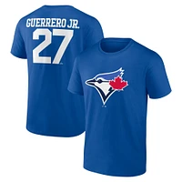 Men's Nike Vladimir Guerrero Jr. Royal Toronto Blue Jays Icon Name & Number T-Shirt
