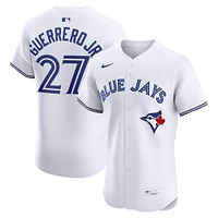 Maillot Nike Vladimir Guerrero Jr. blanc domicile élite des Blue Jays de Toronto pour homme