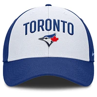 Men's Nike White/Royal Toronto Blue Jays Club Performance Adjustable Hat
