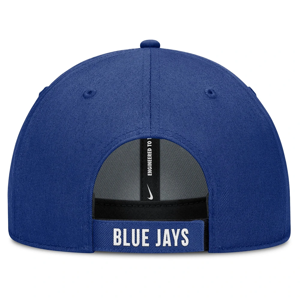 Men's Nike White/Royal Toronto Blue Jays Club Performance Adjustable Hat