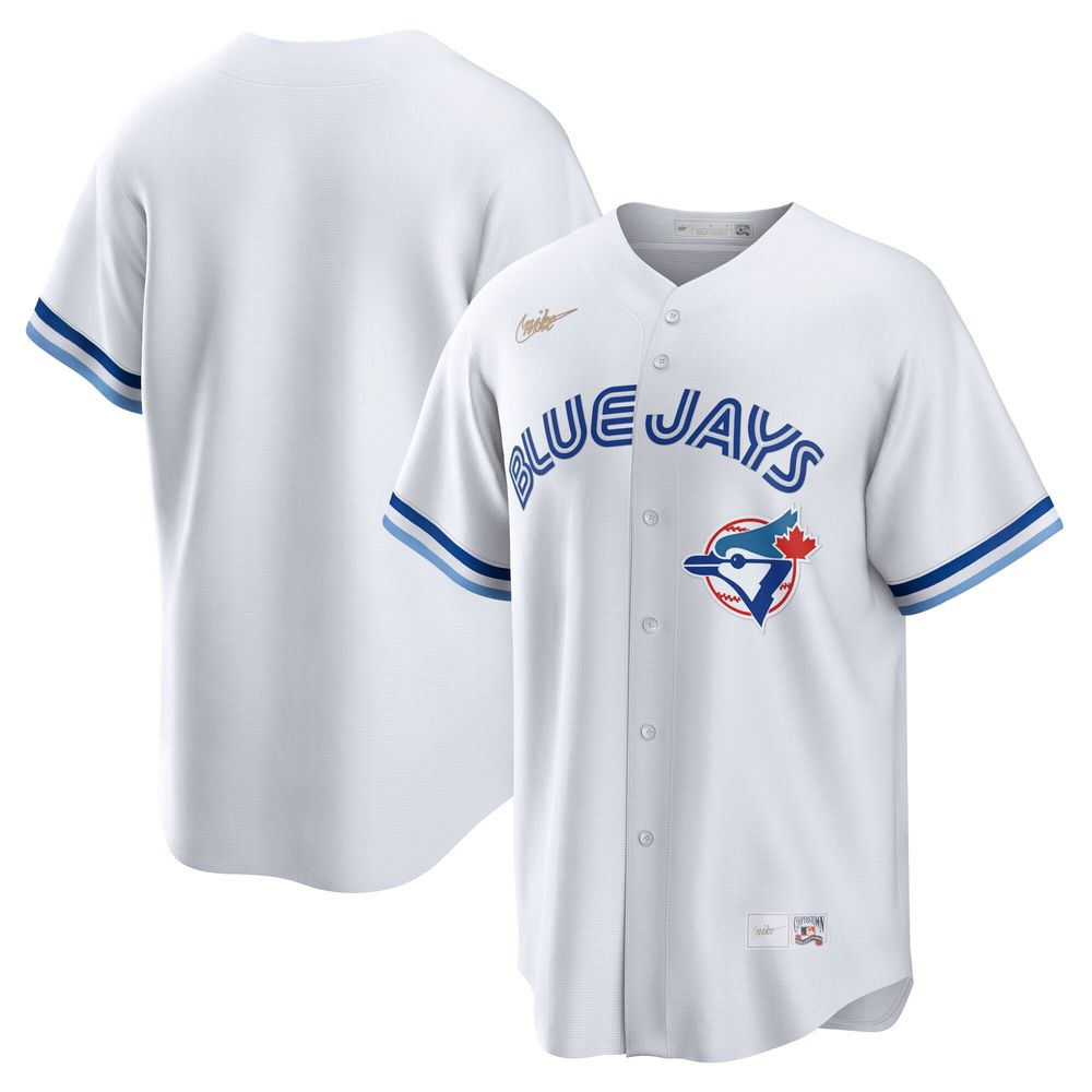 Men's Nike White Toronto Blue Jays Home Cooperstown Collection Team Jersey