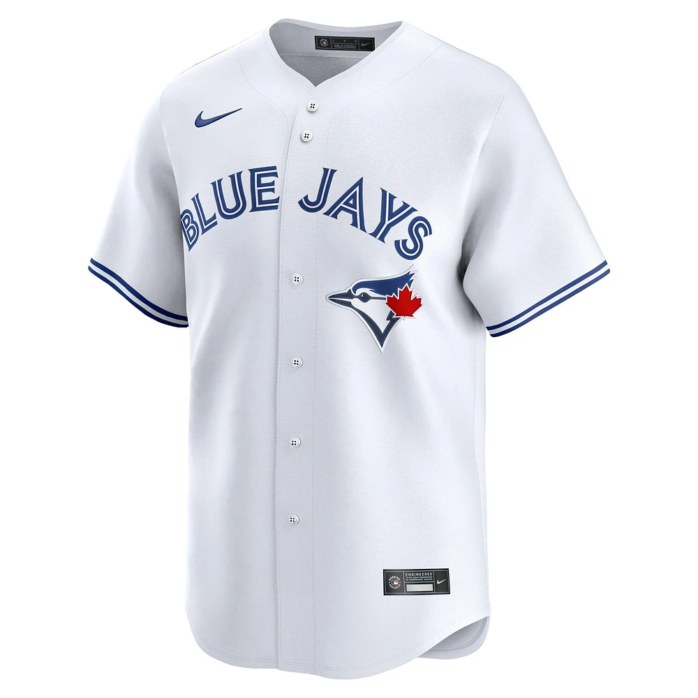 Maillot Nike Toronto Blue Jays Domicile Limité Blanc pour Homme