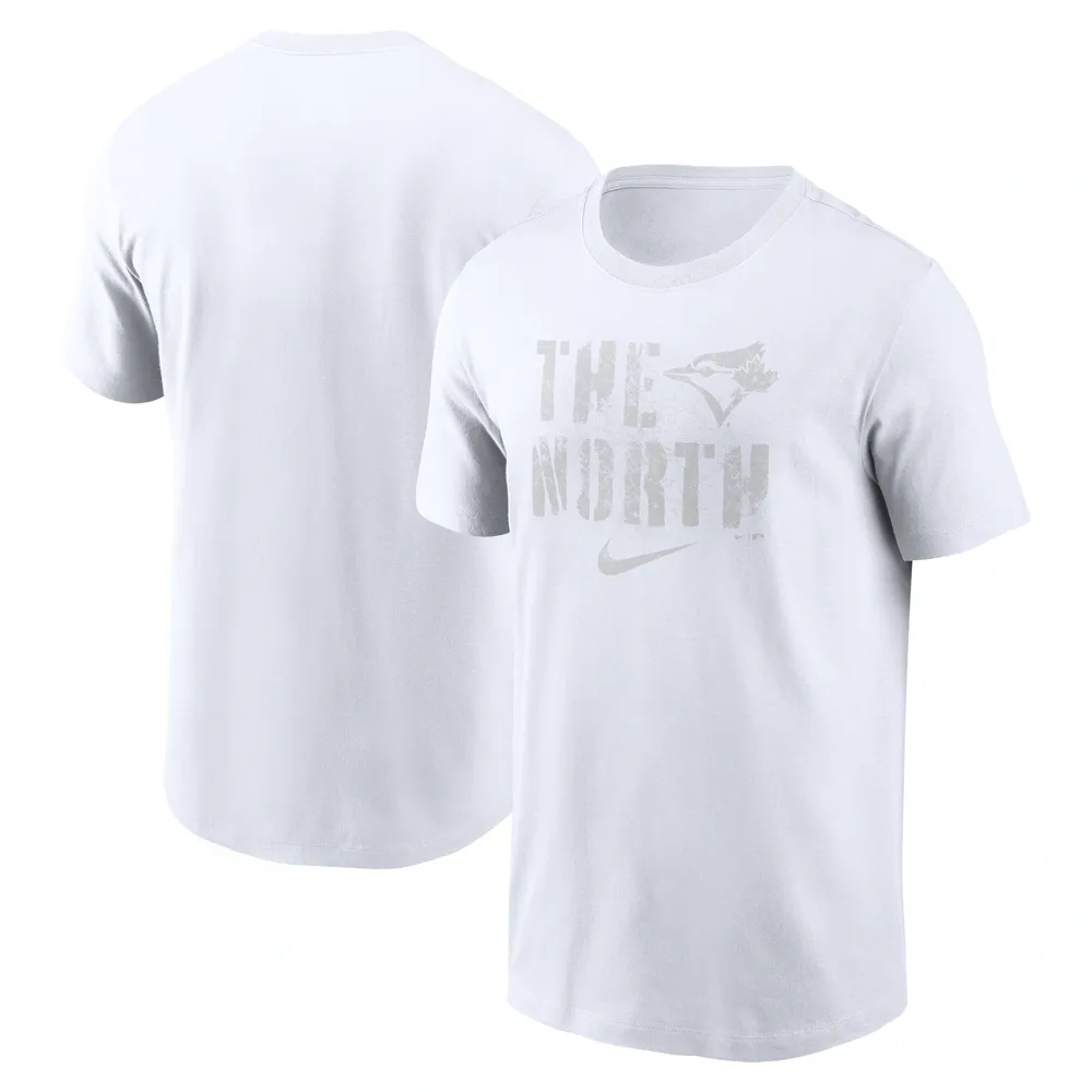 T-shirt Nike blanc pour hommes des Blue Jays de Toronto l'équipe locale du Nord