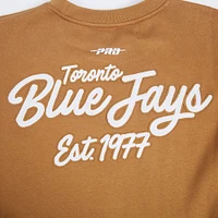 Men's Pro Standard Brown Toronto Blue Jays Paint the City Pullover Sweatshirt