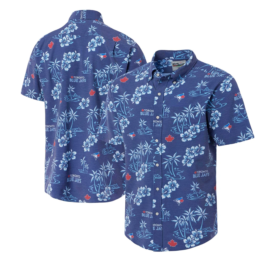 Chemise boutonnée Kekai des Blue Jays de Toronto Reyn Spooner pour hommes bleu marine