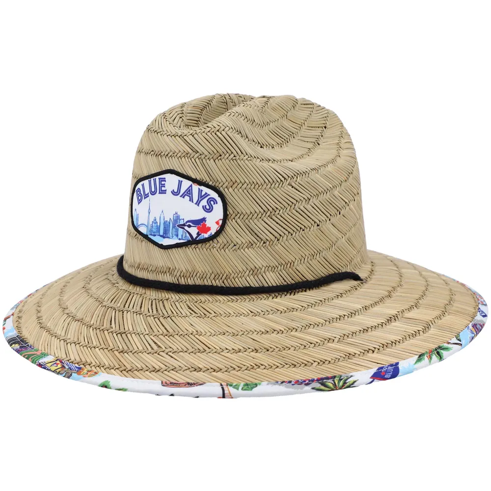 Men's Reyn Spooner Toronto Blue Jays Logo Straw Hat