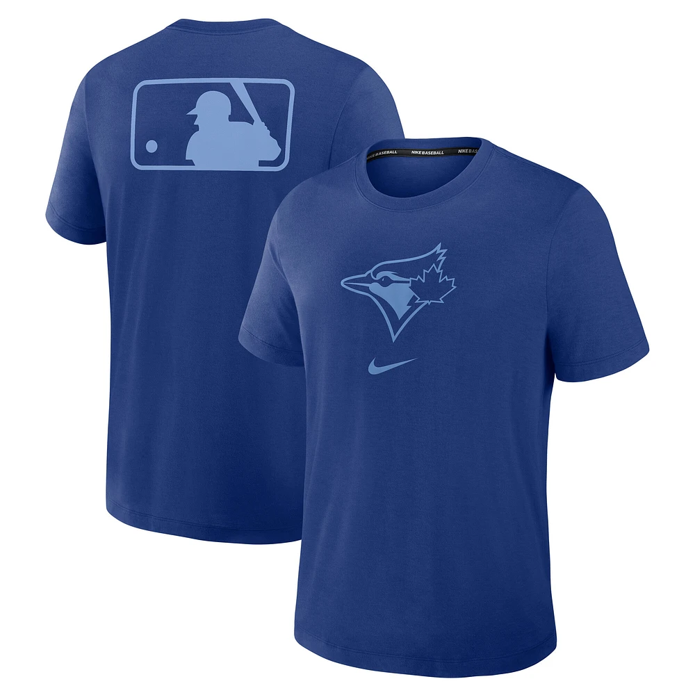 T-shirt Tri-Blend Authentic Collection pour homme des Blue Jays de Toronto Royal