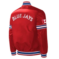 Men's Starter  Red Toronto Blue Jays 2023 Canada Day Satin Full-Snap Varsity Jacket