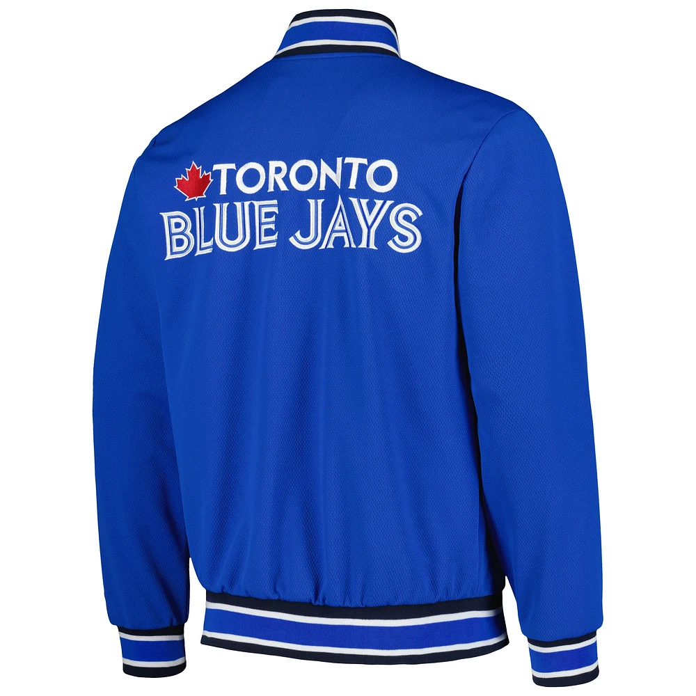 Men's Starter Royal Toronto Blue Jays Secret Weapon Full-Snap Jacket