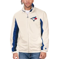 Men's Starter White Toronto Blue Jays Rebound Full-Zip Track Jacket