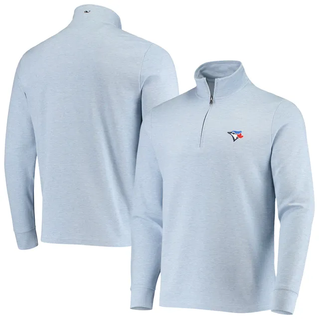 Atlanta Braves Vineyard Vines Saltwater Quarter-Zip Jacket - Light