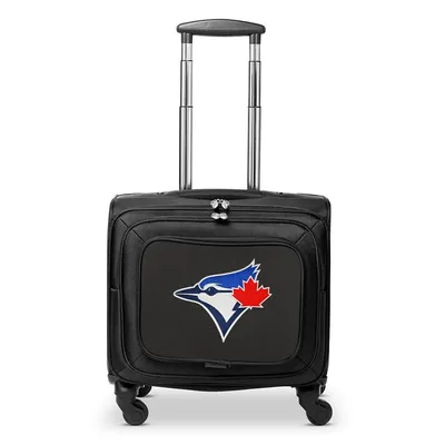 Toronto Blue Jays MOJO 14'' Laptop Overnighter Wheeled Bag- Black