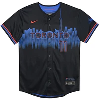 Maillot de joueur limité Nike Vladimir Guerrero Jr. des Blue Jays Toronto 2024 City Connect Limited pour enfants d'âge préscolaire