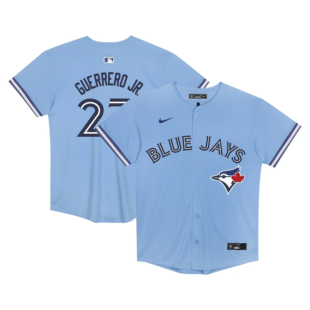 Maillot de match des Blue Jays Toronto Nike Vladimir Guerrero Jr., bleu préscolaire