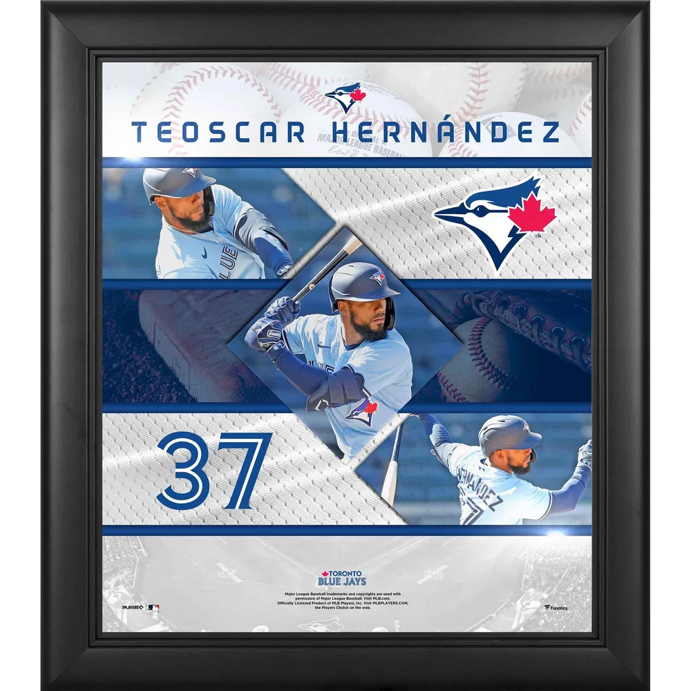 Teoscar Hernandez Toronto Blue Jays Framed 15 x 17 Stitched Stars Collage