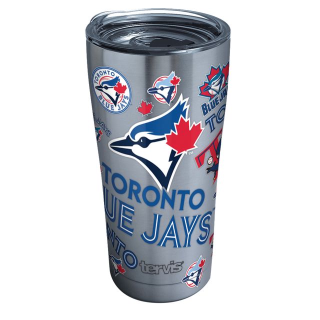 Tervis Blue Jays de Toronto 20 oz. Gobelet en acier inoxydable avec couvercle coulissant