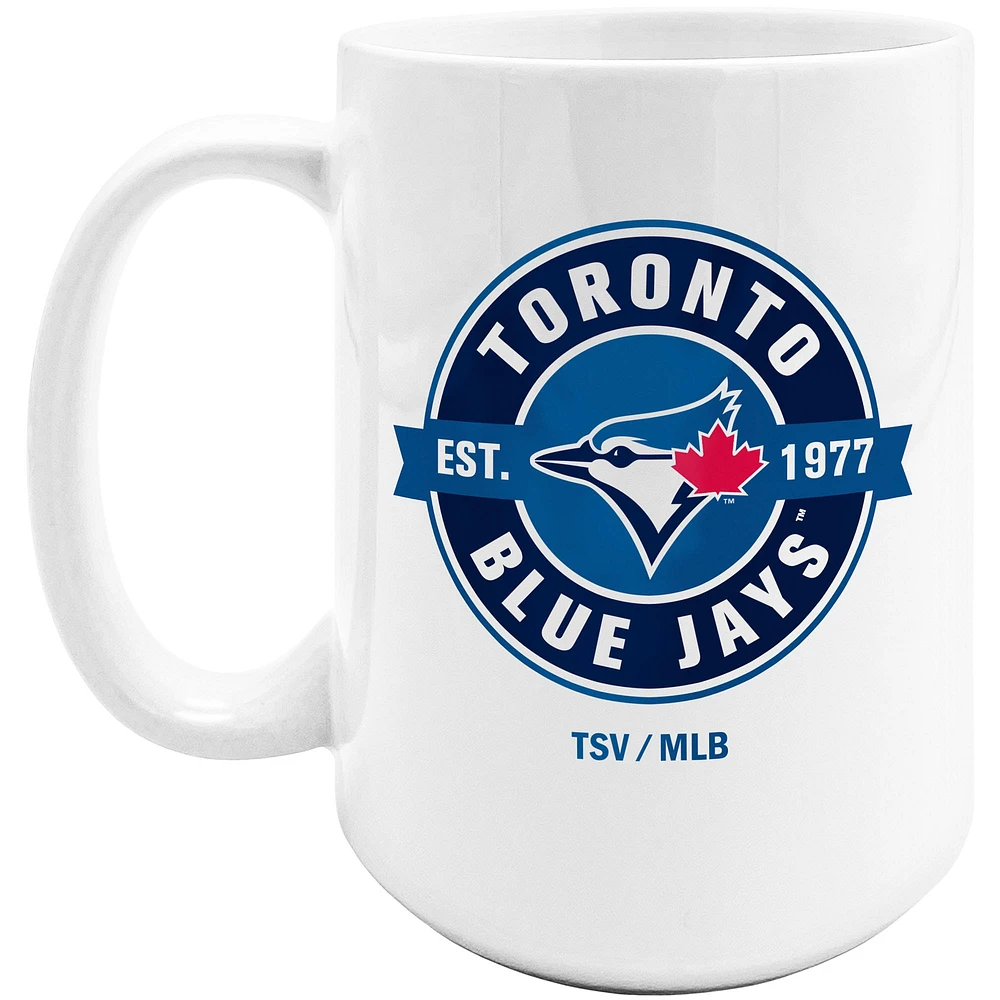 Blue Jays de Toronto Sports Vault 15 oz. Tasse à café sublimée