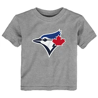 Toddler  Heather Gray Toronto Blue Jays Primary Logo T-Shirt