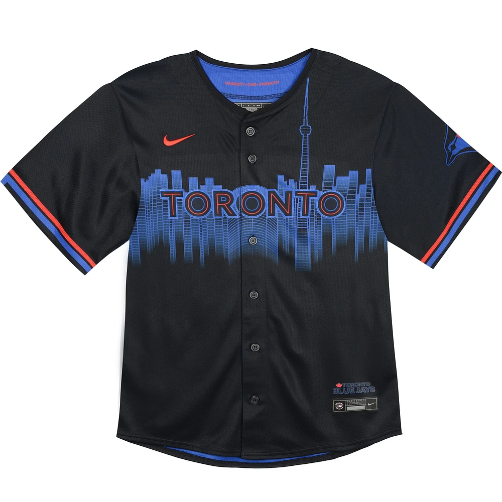 Maillot Nike bleu marine Toronto Blue Jays 2024 City Connect Limited pour tout-petit