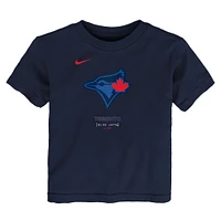 T-shirt Nike bleu marine City Connect des Blue Jays de Toronto pour tout-petit