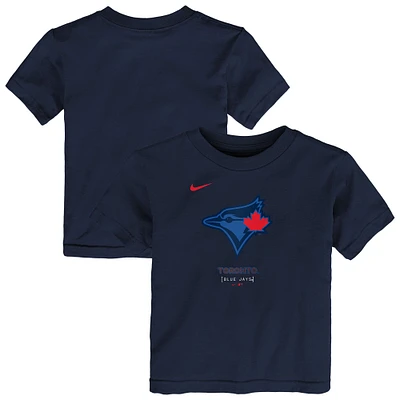 T-shirt Nike bleu marine City Connect des Blue Jays de Toronto pour tout-petit