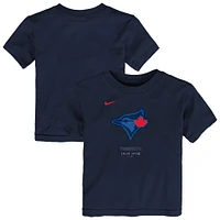 T-shirt Nike bleu marine City Connect des Blue Jays de Toronto pour tout-petit