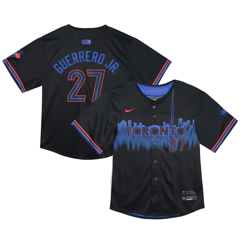 Maillot de joueur Nike Vladimir Guerrero, bleu marine, Toronto Blue Jays 2024 City Connect Limited pour tout-petit