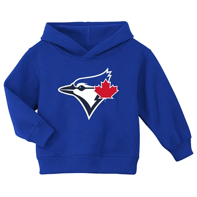 Toddler  Royal Toronto Blue Jays Logo Fleece Pullover Hoodie