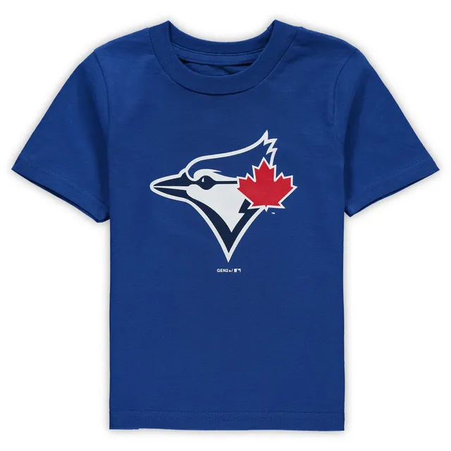 Toronto Blue Jays Youth Distressed Logo T-Shirt - Royal Size: Medium