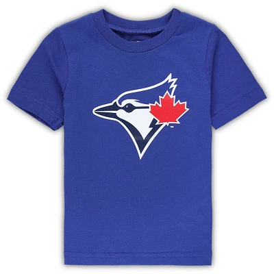 Toddler Royal Toronto Blue Jays Team Crew Primary Logo T-Shirt