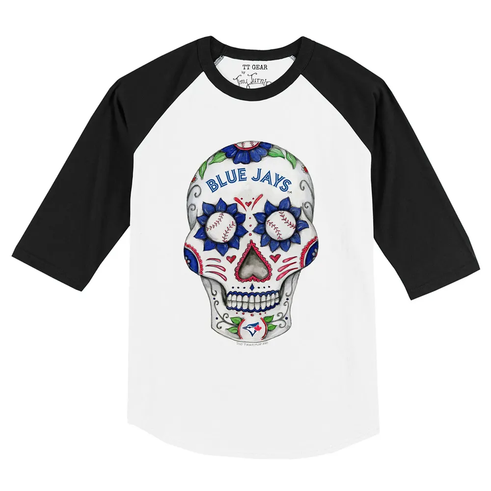 Women's Tiny Turnip Navy Houston Astros Sugar Skull T-Shirt Size: Small