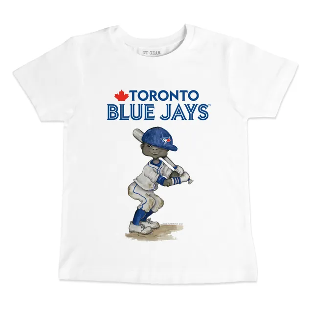 Toronto Blue Jays Tiny Turnip Youth Shark Logo T-Shirt - White