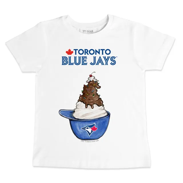 Lids Toronto Blue Jays Tiny Turnip Women's Mom T-Shirt - White