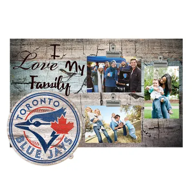Toronto Blue Jays 11" x 19" I Love My Family Clip Photo Frame