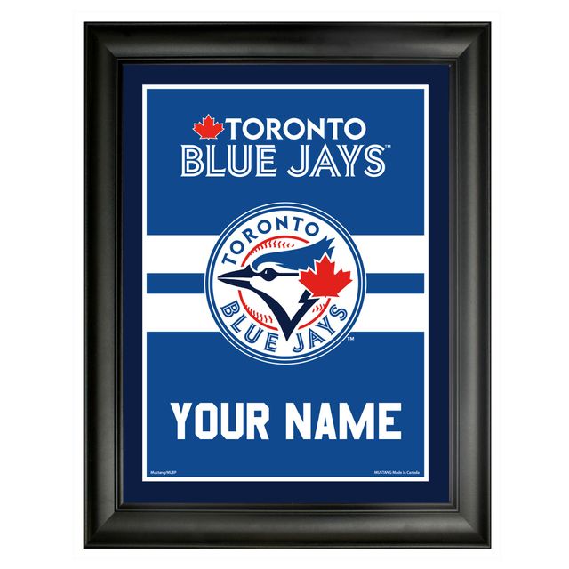 Cadre d'équipe personnalisé 12'' x 16'' des Blue Jays de Toronto