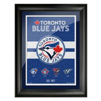 Toronto Blue Jays 12'' x 16'' Team Tradition Framed - Artwork